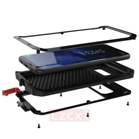 AL サムスン Galaxy スマホケース ヘビーデューティ防御することドゥーム アーマー ぼうぜん自失 金属元素 軽銀 ぼうぜん自失吸い容れる 取りまかなう 選べる5色合い S7 Edge - no glass AL-AA-4925