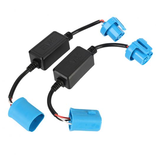 キャンセラー 2 × 9007 カー LED ヘッドライト球根ドライビングフォグライト CAN-BUS エラーフリーアンチフリッカー抵抗 デコーダ D40 AL-AA-5842 AL