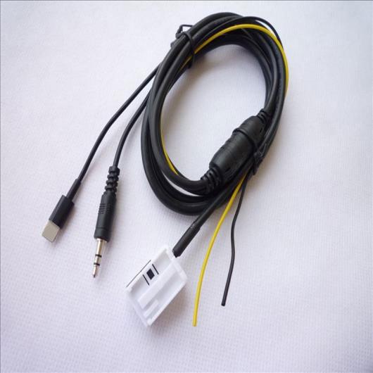 車用ケーブル 3.5mm AUX 入力 アダプタ オーディオ ケーブル メルセデス・ベンツ COMAND APS NTG オーディオ 20 30 50 iPhone 5 5s 6 6 Plus 充電 ケーブル AL-AA-6581 ALの通販は