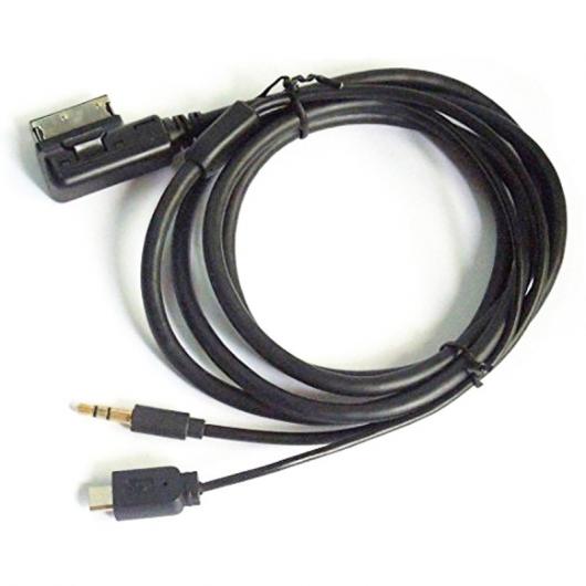 AL 車用ケーブル マイクロ USB AMI 音楽インターフェース オーディオ AUX アダプタ 充電器 メルセデス・ベンツ AL-AA-6630