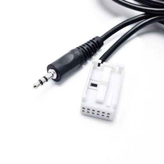 車用ケーブル プラグ AUX アダプタ 3.5 mm コネクタ ベンツ GL MML X164 X166 オーディオ メディア ケーブル データ線 AL-AA-6700 AL_1