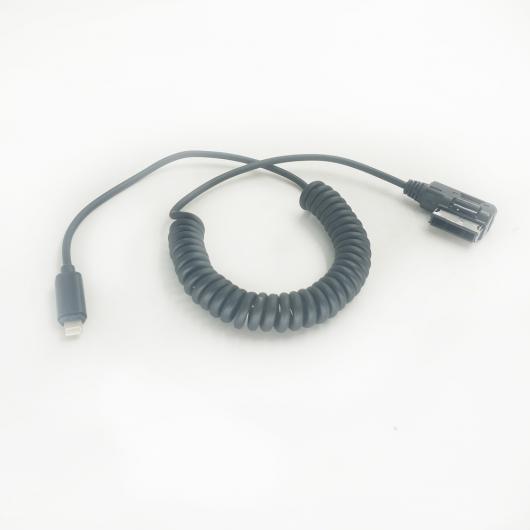 AL 車用ケーブル 2 スタイルメディア AUX IN オーディオ ＆ 充電 ワイヤー メルセデス・ベンツ AMI iPhone 7 8 X AUX USB AL-AA-6713_2