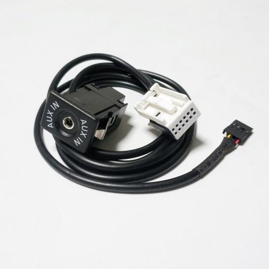 AL 車用ケーブル AUX IN 3.5mm オーディオ ソケットポート メルセデス・ベンツ W169 W203 W209 W251 12ピン CD チェンジャーソケット AL-AA-6740