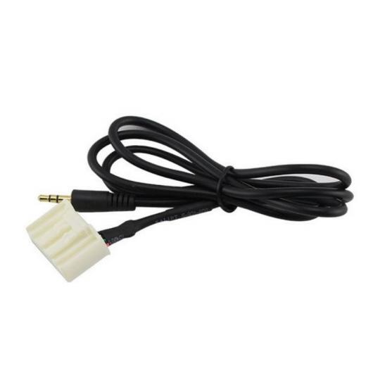 車用ケーブル プラグ AUX アダプタ 3.5mmコネクタ トヨタ EZ ヴァーソ ヤリスL レイツ レビン オーディオ メディア ケーブル データ音楽ワイヤー AL-AA-6810 AL