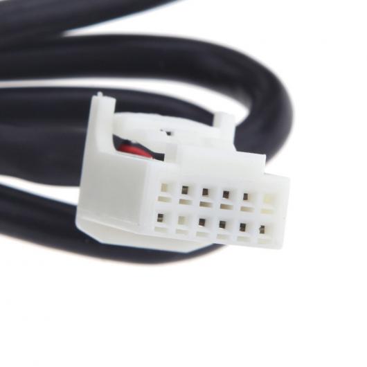 車用ケーブル オート USB AUX 入力 アダプター MP3 プレーヤーラジオインターフェイス トヨタ カムリ カローラ マトリックス 2×6PIN AL-AA-6811 AL_2