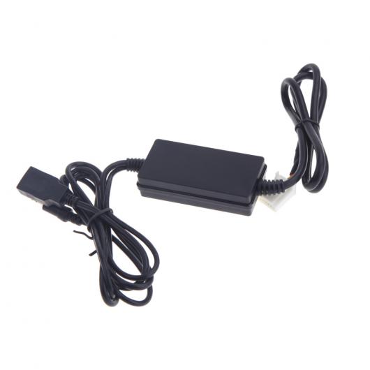 車用ケーブル オート USB AUX 入力 アダプター MP3 プレーヤーラジオインターフェイス トヨタ カムリ カローラ マトリックス 2×6PIN AL-AA-6811 AL_3
