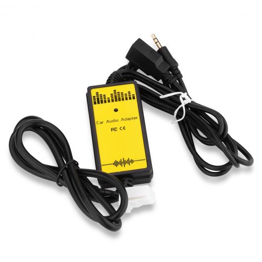 車用ケーブル 2×6P USB AUX アダプタ MP3 オーディオ インターフェース接続 オート WMA デコーダ CD チェンジャー トヨタ RAV4 アベンシス レクサス AL-AA-6901 AL
