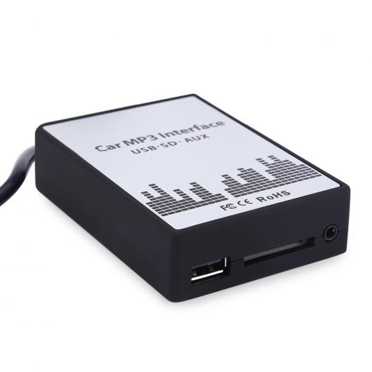 車用ケーブル カー MP3 インタフェース DC 12V USB SDデータ スピーカー ケーブル AUX アダプタ 40ピン オーディオ デジタル CD チェンジャー BMW AL-AA-7084 AL_2