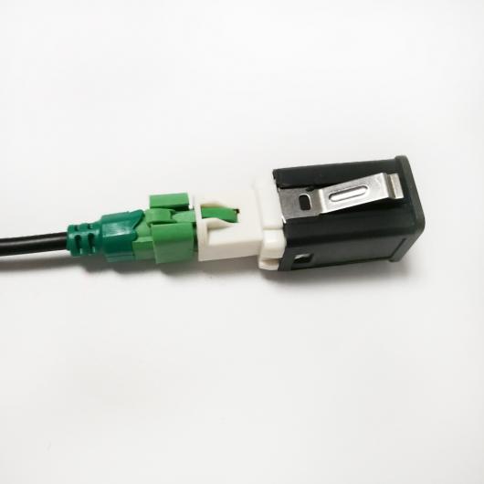 AL 車用ケーブル DIY USB スイッチボタン USB 充電 ケーブル アダプタ サポート USB フラッシュ BMW CD チェンジャー ステレオ only usb cable AL-AA-7134