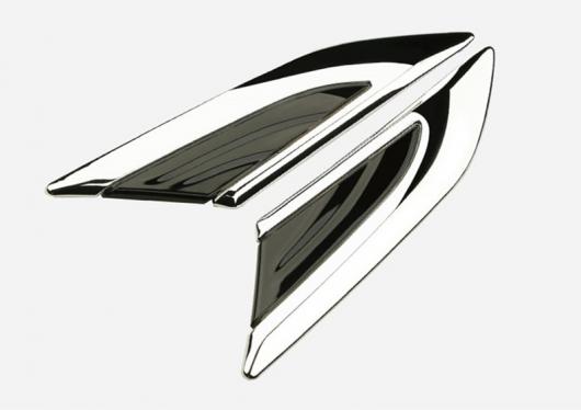 車用メッキパーツ ABS クローム 2ピース ロット ボディ ステッカーリーフプレートサイドトリムホンダシビック 2016 2017 2018 AL-AA-7566 AL 6,430円