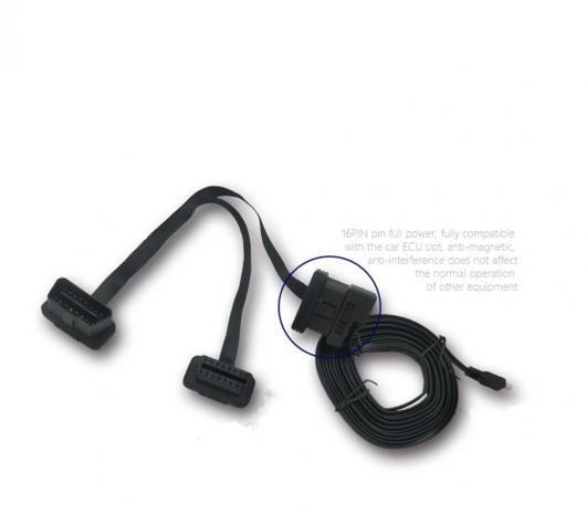 AL 車用ケーブル 超低プロファイルJ1962 M 2F Y ケーブル 90度右アングルOBD2 OBD2 OBD 2 16ピン延長オスデュアル メス AL-AA-7740の通販は