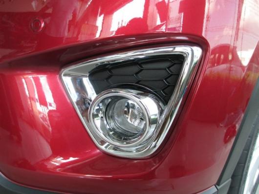 車用メッキパーツ フロントフォグライトランプ カバー トリム クローム マツダ CX5 CX-5 2013 AL-AA-7973 AL
