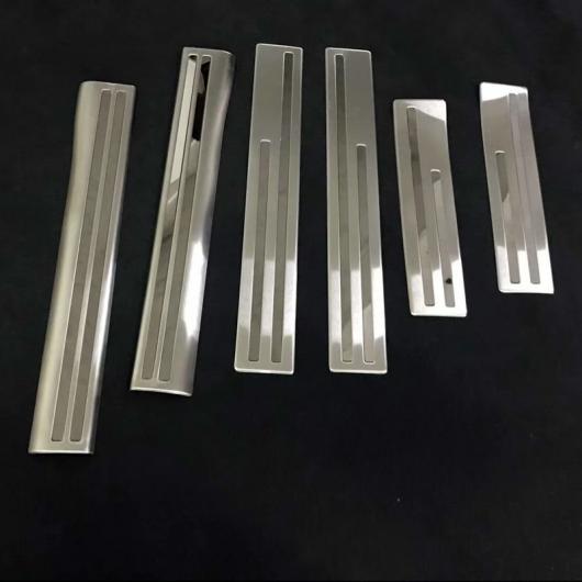 三菱 エクリプスクロス 2018 ドア シルスカッフプレート しきい 保護トリムステンレス スチール 6ピース セット AL-AA-9354 ALの通販は 10,598円