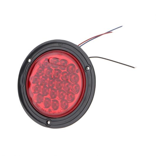 1有りの実 24雄螺旋 貨物自動車 トレーラ LED ラウンドリフレクターリアテールライトバンパーブレーキ 立ちふさがる 赤いこと AL-AA-9486