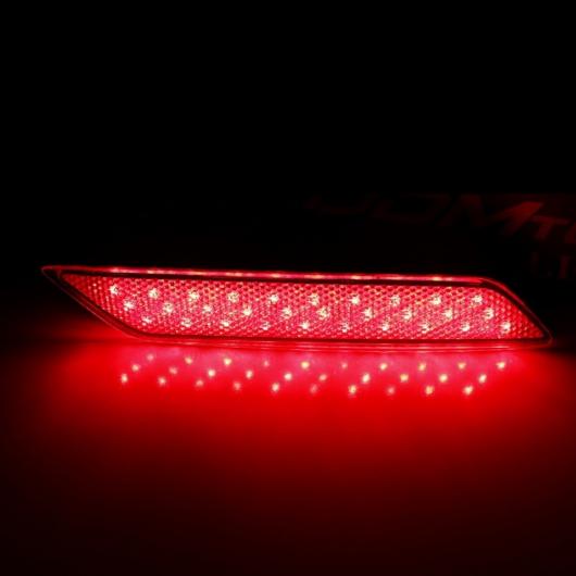 2個 シビック 2013 2014 2015 セダン LED リア バンパー リフレクターライトランプ レッド ドライビング ブレーキ フォグ トリムテールランプ AL-AA-9526 AL_3