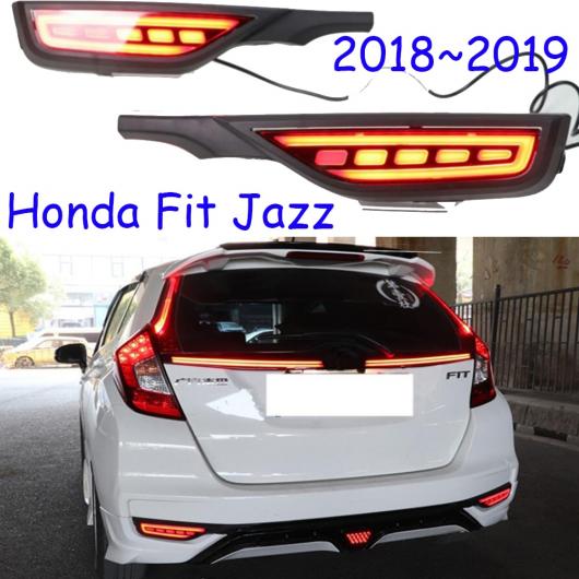 バンパー リアフォ ホンダ フィット ジャズ 2018 2019 12 12V LED テールライトブレーキライト フロー ターン シグナル リフレクター Honda Fit Jazz 2018 to 2019year AL-AA-9565