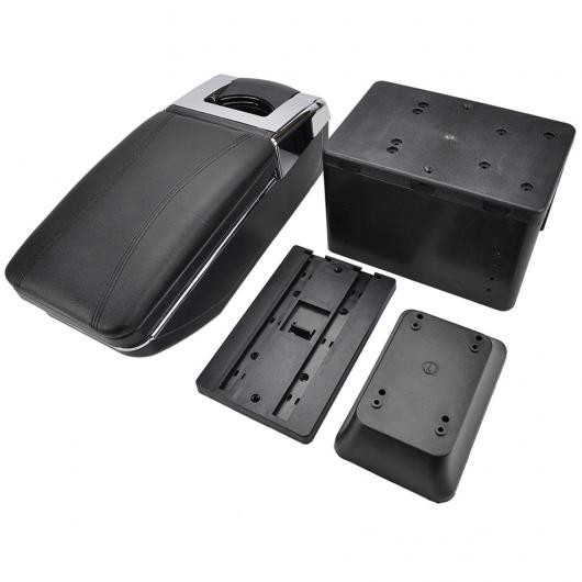 回転式 収納 ボックス センター アームレスト コンソール 日産 VW 起亜 ホンダ 選べる2バリエーション Black thread・Red thread AL-BB-0329 ALの通販は