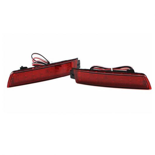 24 LED リア バンパー リフレクター テール ブレーキ ストップ RUNNI 日産 ジューク ムラーノ Z51 クエスト セントラ インフィニティ FX 30D FX35 FX37 FX50 レッド AL-BB-0373 AL