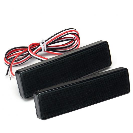 AL ブラック スモーク LED リア バンパー リフレクター ライト ランプ オペル ボクスホール MOVANO A VIVARO ルノー マスター TRAFIC 日産 PRIMAST AL-BB-0428