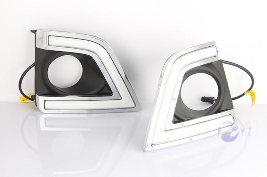 点滅 1セット DRL トヨタ カローラ 2014 2015 2016LED DRL デイタイムランニングライト イエローターンシグナルナイトブルー White AL-BB-1212 AL