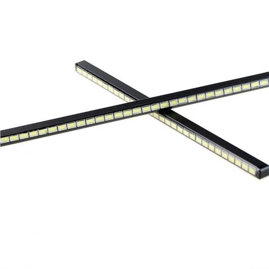 AL 2個デイタイムランニングライト LED SMD デイライト 5730 DRL 超薄型 防水 ユニバーサル 選べる4バリエーション Crystal Blue〜Blue 30 AL-BB-1290