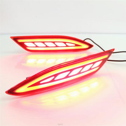 1セット LED リア バンパー テールライト ホンダ HRV フォグランプブレーキライト日中走行 HR-V 2014-2018 方向指示灯 反射 two functions AL-BB-1333 AL 10,430円