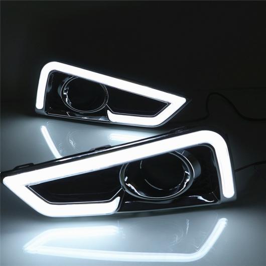 カー点滅 ホンダ シティ 2015 2016 DRL ドライビング デイタイム ターン シグナル フォグランプリレーデイライト スタイリング White and Yellow AL-BB-1340 AL