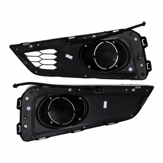 LED デイタイム ランニングライト 12V DRL ホンダ シティ 2015 2016 2017 イエローカラーターニング シグナル ランプ White with Yellow AL-BB-1367 AL_2