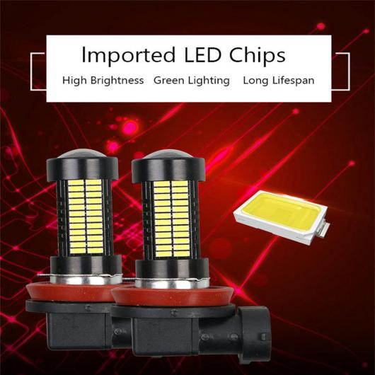 2個 55ワット H8 H11 LED バルブ HB4 HB3 9006 9005 フォグランプ 6000 18K 12V DRL デイタイム ランプ 選べる5バリエーション 選べる3種 White 6000K Storbe〜Purple Pink Storbe 55W H9 H11〜55W AL-BB-1415 AL_1