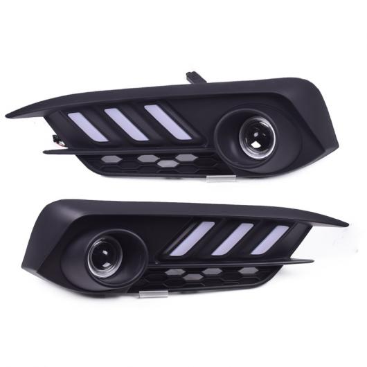 COB + LED デイタイムランニングライト DRL プロジェクターレンズ ウインカー ホンダ シビック 10th 2016 6000K 12W and Angel eye ホワイト AL-BB-1430 AL