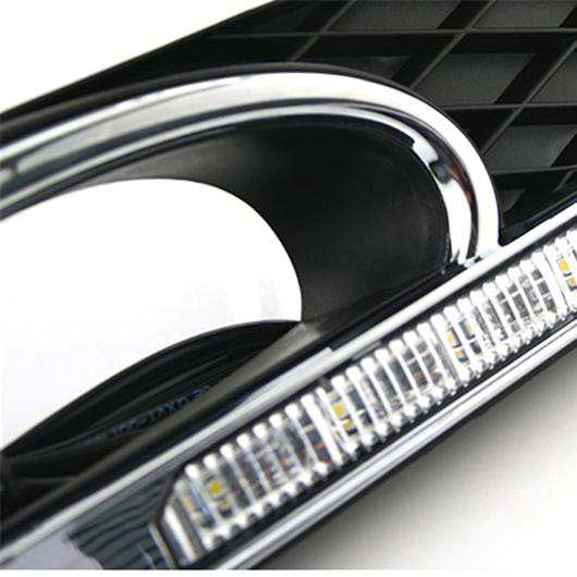 ターニング シグナル スタイルリレー DRL デイタイム ライト サートフォグランプホールカバー ホンダ シビック 2011 -2013 8 LED with tuの通販は
