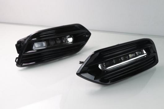2個 LED デイタイムランニングライト 12V DRL ランプ 装飾 ホンダ HRV HR-V ヴェゼル 2019 イエロー カラーターンシグナル機能 White and Yellow AL-BB-1599 AL