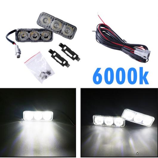 AL 2*6 LED 12V 6000 18K ホワイトオート デイタイム ランニングライト シグナル 全 リオ ホンダ AL-BB-1608
