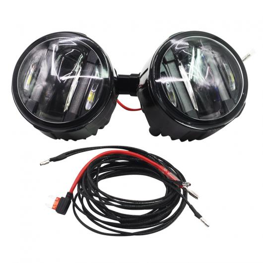 2個 LED DRL デイタイム ランニング ランプ フォグ 日産 エクストレイル T31 2007 2008 2009 2010 2011 2012 2013 AL-BB-1684 ALの通販は