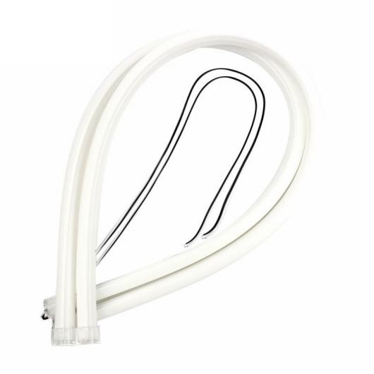 ユニバーサル 2個 60cm フレキシブル 軟質チューブガイド デイタイム ランニング ライト LED ストリップ DRL ターンシグナル 選べる2カラー ホワイト・イエロー AL-BB-1696 AL