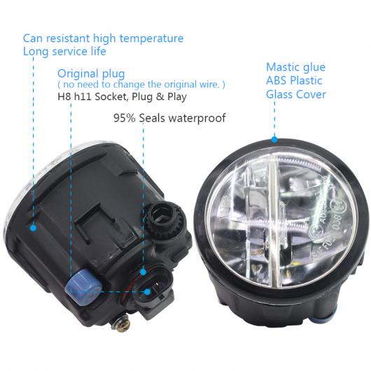 日産 ティーダ 2007 2008 2009 2010 2011 2012 LED バルブ 4000LM フォグ ライト DRL デイタイムランニング 12 240V 選べる2カラー ホワイト・イエロー AL-BB-1751 AL_3
