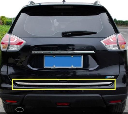 日産 X-trail ドアステッカーステンレス製 テールドアトリム エクストレイル T32 2014 2015 2016 2017 2018 AL-BB-1815 AL