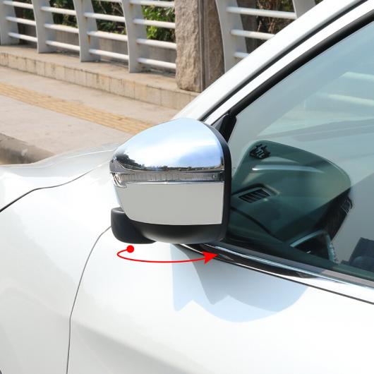 日産 デュアリス J11 ローグ エクストレイル T32 2014 2015 2016 2017 2018 クロームスタイリングバックミラー外装カバー AL-BB-1843 AL_1
