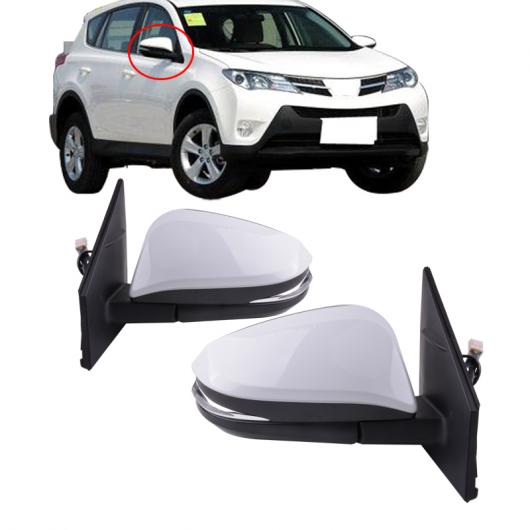 2ピース 自動 折りたたみ 加熱されたミラー トヨタ 2013 2014 2015 RAV4 サイド ウインカー LED ミラー AL-BB-1852 ALの通販は 26,780円