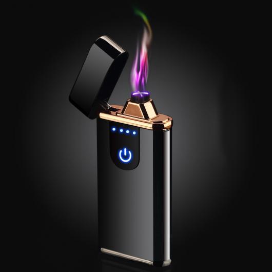 AL USBライター ダブル アーク 防風 電子 充電 タバコ 喫煙 選べる5バリエーション F〜I AL-BB-2340