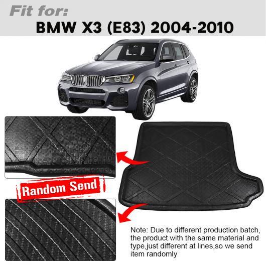BMW X3 E83 2004-2010 ブート マット リア トランク ライナー ゴフロア トレイ 荷物 防汚 プロテクターガードパッド AL-BB-2521 AL_1