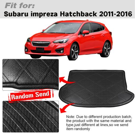 スバル インプレッサ ハッチバック 2011-2016 テール カーゴ ブーツ トレイ ライナー トランクマット フロア 防汚 パッド AL-BB-2571 AL_1