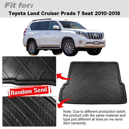 トヨタ ランド クルーザー プラド J150 7席 2010-2018 後部トランクマット フロア 防汚 トレイ ブート ライナー パッド AL-BB-2604 AL_1