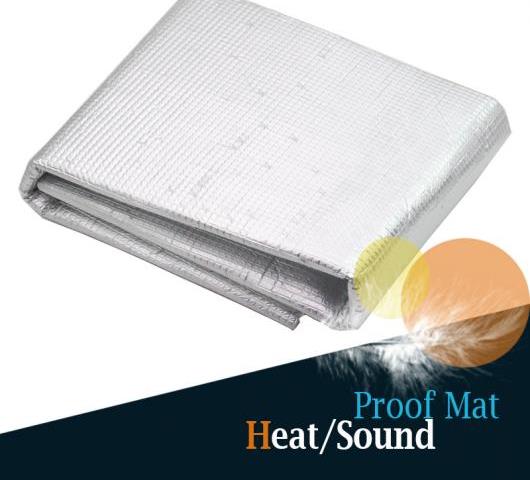 AL 約50×100cm アルミ箔マット 遮熱 防音 遮音 AL-BB-2819の通販は 8,296円