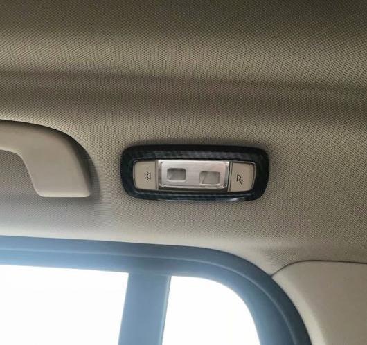 2018 BMW X3 ABS カーボンペイント リア 読書灯 ランプ カバー トリム 2ピース 選べる2バリエーション ABS Matte・ABS Carbon AL-BB-6557 ALの通販は