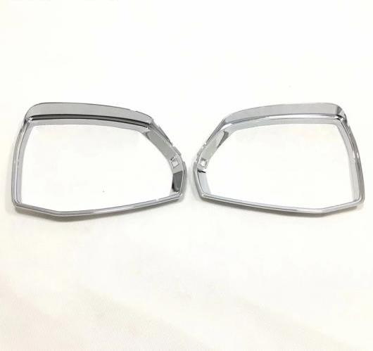 アウディ Q7 2016 2017 2018 サイドバック ミラー トリム フレーム レインシールド サンバイザー シェードラウンド ABS クローム AL-BB-6582 AL