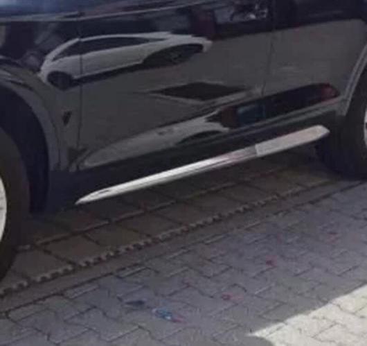 アウディ Q5 2018 2019 ドアサイド ボディ ストライプ フレーム モールディング カバー トリム カーエクステリア ABS クローム AL-BB-6588 ALの通販は