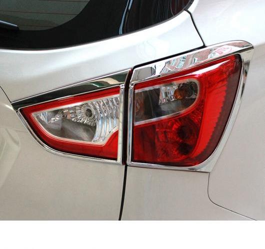 4ピース スズキ SX4 S-クロス クロスオーバー2014 2015 2016 ABS CHORME リア テール ライト ランプ カバー トリム フード AL-BB-6667 AL