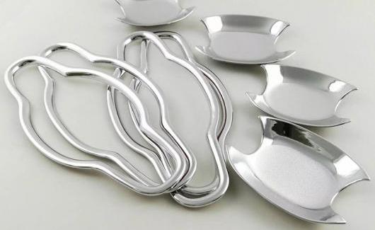 トヨタ アルファード 2016 ABS クローム ドアハンドルボウル カバー モールディング トリム AL-BB-6838 AL