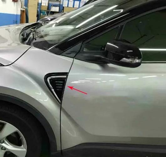 トヨタ C-HR 2016 2017 2018 ボディ ヘッド フェンダー サイド カバー トリム フレーム モールディング エクステリア ABS AL-BB-6843 ALの通販は